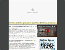 Tablet Screenshot of ecohouseplans.com